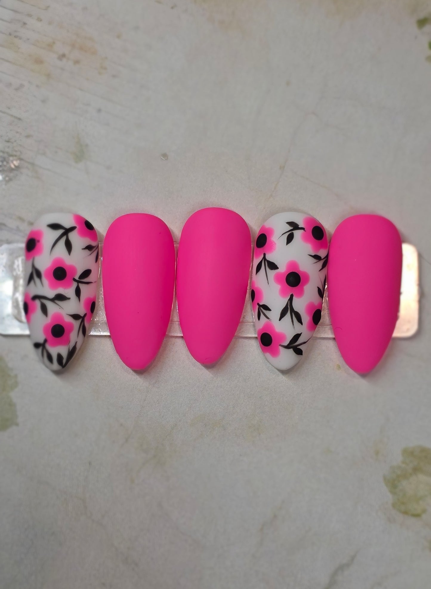 Neon Pink Flowers!